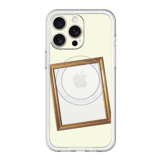 スリムプロテクションプレミアムケース with MagSafe［ Photo Frame - Ivory ］