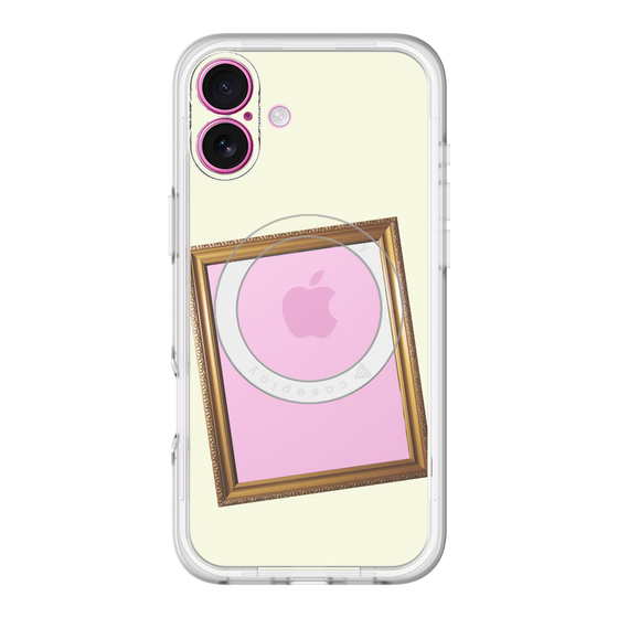 スリムプロテクションプレミアムケース with MagSafe［ Photo Frame - Ivory ］