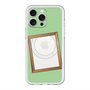 スリムプロテクションプレミアムケース with MagSafe［ Photo Frame - Light Green ］