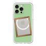 スリムプロテクションプレミアムケース with MagSafe［ Photo Frame - Light Green ］