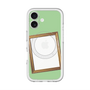 スリムプロテクションプレミアムケース with MagSafe［ Photo Frame - Light Green ］
