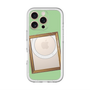 スリムプロテクションプレミアムケース with MagSafe［ Photo Frame - Light Green ］