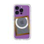 スリムプロテクションプレミアムケース with MagSafe［ Photo Frame - Purple ］