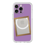 スリムプロテクションプレミアムケース with MagSafe［ Photo Frame - Purple ］