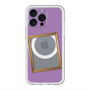 スリムプロテクションプレミアムケース with MagSafe［ Photo Frame - Purple ］