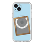 スリムプロテクションプレミアムケース with MagSafe［ Photo Frame - Light Blue ］