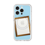 スリムプロテクションプレミアムケース with MagSafe［ Photo Frame - Light Blue ］