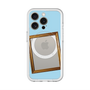 スリムプロテクションプレミアムケース with MagSafe［ Photo Frame - Light Blue ］
