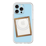 スリムプロテクションプレミアムケース with MagSafe［ Photo Frame - Light Blue ］