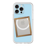 スリムプロテクションプレミアムケース with MagSafe［ Photo Frame - Light Blue ］