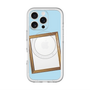 スリムプロテクションプレミアムケース with MagSafe［ Photo Frame - Light Blue ］