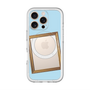 スリムプロテクションプレミアムケース with MagSafe［ Photo Frame - Light Blue ］