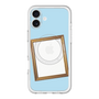 スリムプロテクションプレミアムケース with MagSafe［ Photo Frame - Light Blue ］