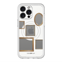 スリムプロテクションプレミアムケース with MagSafe［ Photo Frames - White ］