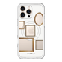 スリムプロテクションプレミアムケース with MagSafe［ Photo Frames - White ］