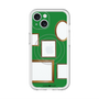 スリムプロテクションプレミアムケース with MagSafe［ Photo Frames - Green ］