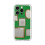 スリムプロテクションプレミアムケース with MagSafe［ Photo Frames - Green ］