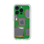 スリムプロテクションプレミアムケース with MagSafe［ Photo Frames - Green ］