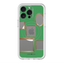 スリムプロテクションプレミアムケース with MagSafe［ Photo Frames - Green ］