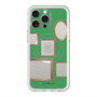 スリムプロテクションプレミアムケース with MagSafe［ Photo Frames - Green ］