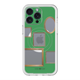 スリムプロテクションプレミアムケース with MagSafe［ Photo Frames - Green ］