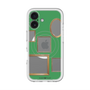 スリムプロテクションプレミアムケース with MagSafe［ Photo Frames - Green ］