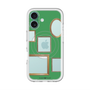 スリムプロテクションプレミアムケース with MagSafe［ Photo Frames - Green ］