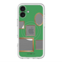 スリムプロテクションプレミアムケース with MagSafe［ Photo Frames - Green ］
