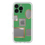 スリムプロテクションプレミアムケース with MagSafe［ Photo Frames - Green ］