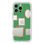 スリムプロテクションプレミアムケース with MagSafe［ Photo Frames - Green ］