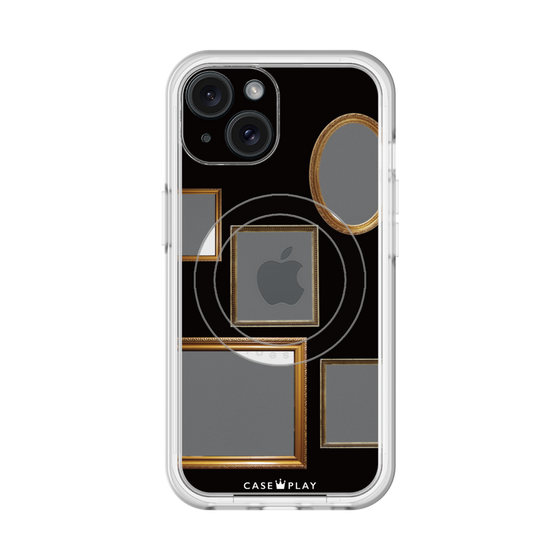 スリムプロテクションプレミアムケース with MagSafe［ Photo Frames - Black ］