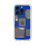 スリムプロテクションプレミアムケース with MagSafe［ Photo Frames - Blue ］