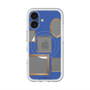 スリムプロテクションプレミアムケース with MagSafe［ Photo Frames - Blue ］