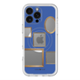 スリムプロテクションプレミアムケース with MagSafe［ Photo Frames - Blue ］