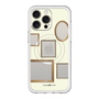 スリムプロテクションプレミアムケース with MagSafe［ Photo Frames - Ivory ］