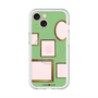 スリムプロテクションプレミアムケース with MagSafe［ Photo Frames - Light Green ］