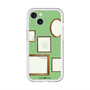 スリムプロテクションプレミアムケース with MagSafe［ Photo Frames - Light Green ］