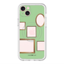 スリムプロテクションプレミアムケース with MagSafe［ Photo Frames - Light Green ］