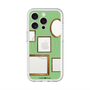 スリムプロテクションプレミアムケース with MagSafe［ Photo Frames - Light Green ］