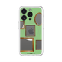スリムプロテクションプレミアムケース with MagSafe［ Photo Frames - Light Green ］