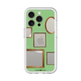 スリムプロテクションプレミアムケース with MagSafe［ Photo Frames - Light Green ］