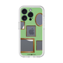 スリムプロテクションプレミアムケース with MagSafe［ Photo Frames - Light Green ］