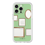 スリムプロテクションプレミアムケース with MagSafe［ Photo Frames - Light Green ］