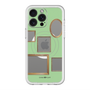 スリムプロテクションプレミアムケース with MagSafe［ Photo Frames - Light Green ］