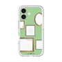 スリムプロテクションプレミアムケース with MagSafe［ Photo Frames - Light Green ］