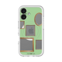 スリムプロテクションプレミアムケース with MagSafe［ Photo Frames - Light Green ］