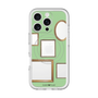 スリムプロテクションプレミアムケース with MagSafe［ Photo Frames - Light Green ］