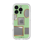 スリムプロテクションプレミアムケース with MagSafe［ Photo Frames - Light Green ］