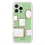 スリムプロテクションプレミアムケース with MagSafe［ Photo Frames - Light Green ］