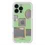 スリムプロテクションプレミアムケース with MagSafe［ Photo Frames - Light Green ］